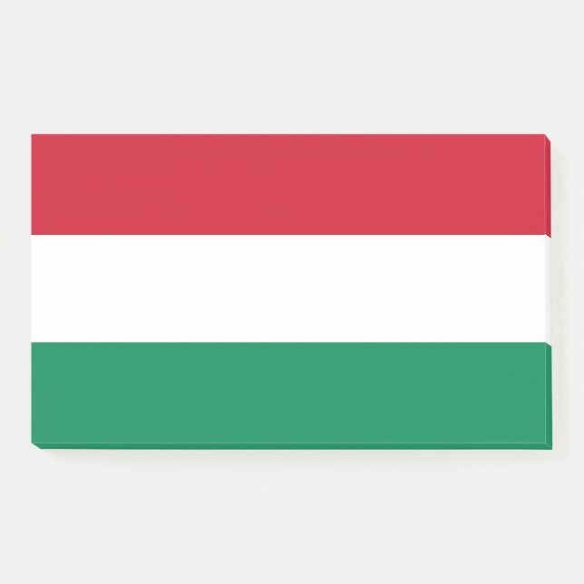 Hinweise unter ungarischer Flagge Post-it Klebezettel (Vorderseite)