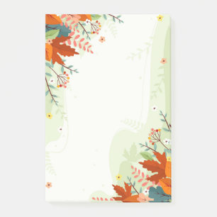 Hinweise zu Blätter von Herbstfarben Post-it Klebezettel