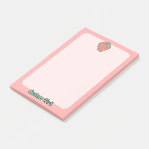 Hinweise zu Erdbeeren Post-it Klebezettel