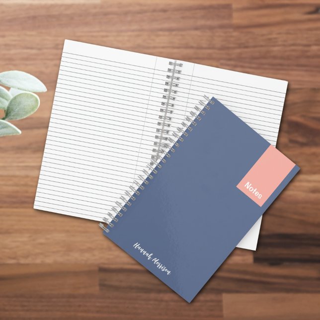 Hinweise zu Girl-Rosa und Blau Mit Monogramm Notizbuch (Von Creator hochgeladen)