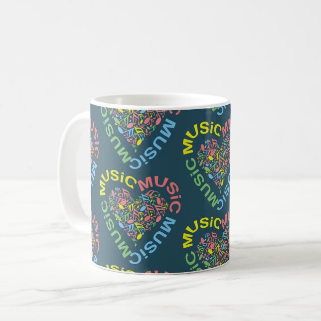 Hinweise zu Musiktexten Kaffeetasse (Vorderseite Links)