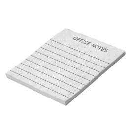 Hinweise zum Geschäftsbüro des Organisierten Gesch Notizblock
