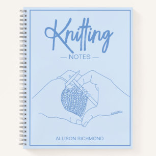 Hinweise zum Zeichnen Ihres Namens Blue Heart Hand Notizbuch