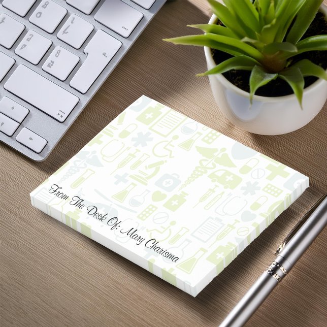 Hinweise zur medizinischen Thematik Post-it Klebezettel (Von Creator hochgeladen)