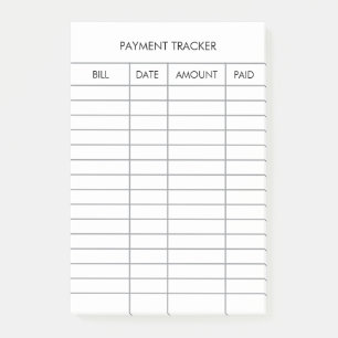 Hinweise zur personalisierten Zahlung Post-it Klebezettel