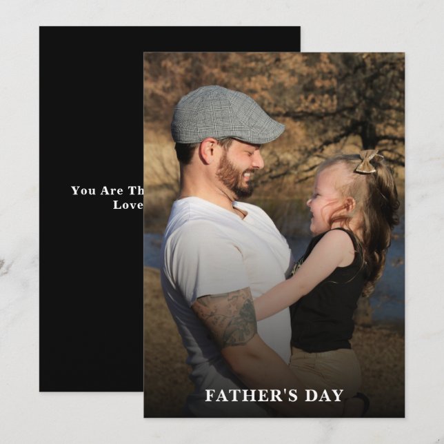 Hinzufügen der Vater-Tochtererkarte für die Fotona Einladung (Vorne/Hinten)