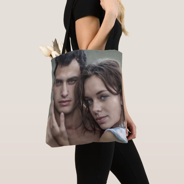 Hinzufügen des benutzerdefinierten Foto-Designs Tasche (Von Nahem)