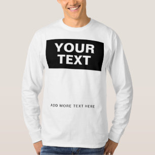 Hinzufügen des Fotos "Mens Modern Long Sleeve" T-Shirt
