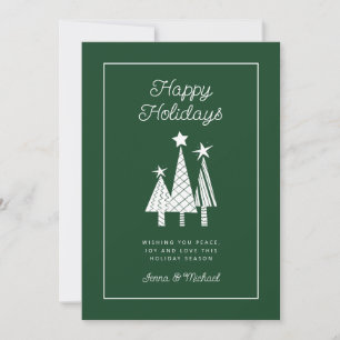 HINZUFÜGEN DES FOTOS   Urlaub Moderner Weihnachtsb Einladung