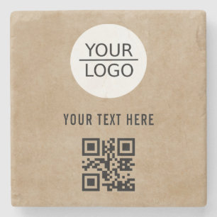 Hinzufügen des QR-Codes für das Logo benutzerdefin Steinuntersetzer