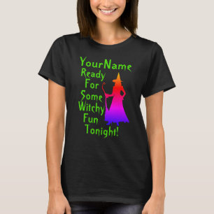 Hinzufügen des Textzeichens für den Namenswechsel  T-Shirt
