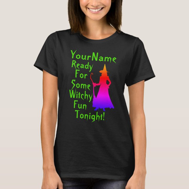 Hinzufügen des Textzeichens für den Namenswechsel  T-Shirt (Vorderseite)