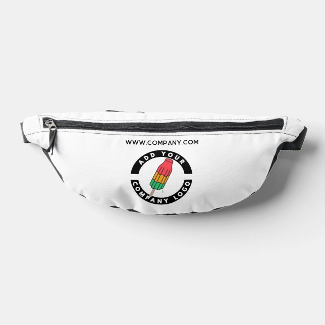 Hinzufügen einer benutzerdefinierten Logo-Markenbe Bauchtasche (Ablage )