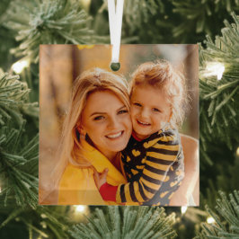 Hinzufügen einer eigenen Fotovorlage Ornament Aus Glas