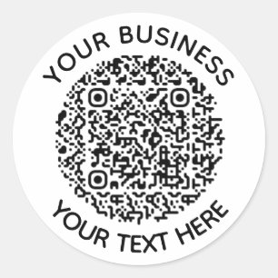 Hinzufügen einer eigenen QR Code-Textprüfung mit m Runder Aufkleber
