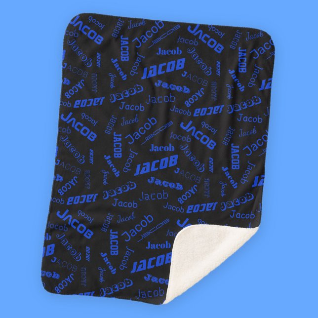 Hinzufügen eines beliebigen Namens oder Worts | Bl Sherpadecke (Von Creator hochgeladen)