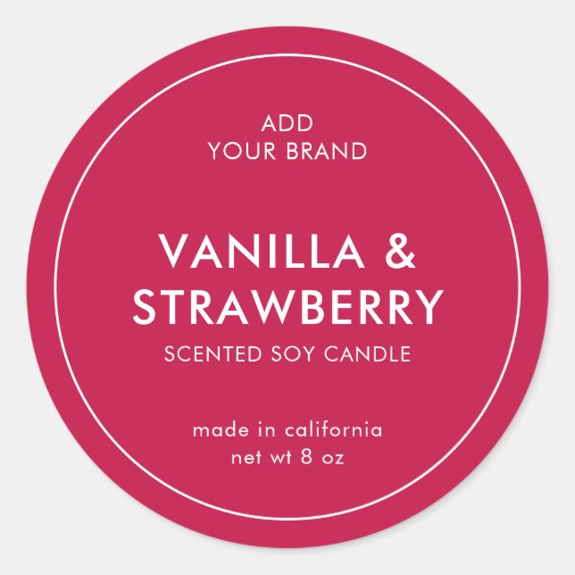 Hinzufügen eines benutzerdefinierten farbigen, mod runder aufkleber (Vorderseite)