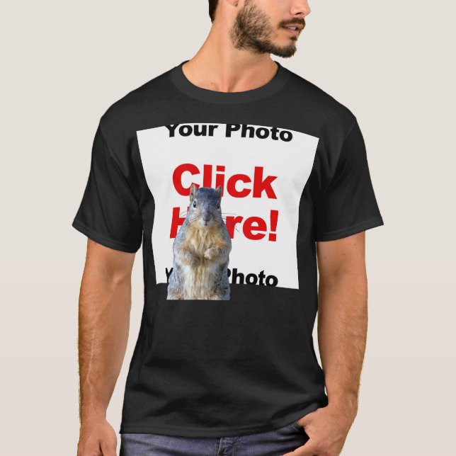 Hinzufügen eines benutzerdefinierten Foto-T - Shir T-Shirt (Vorderseite)