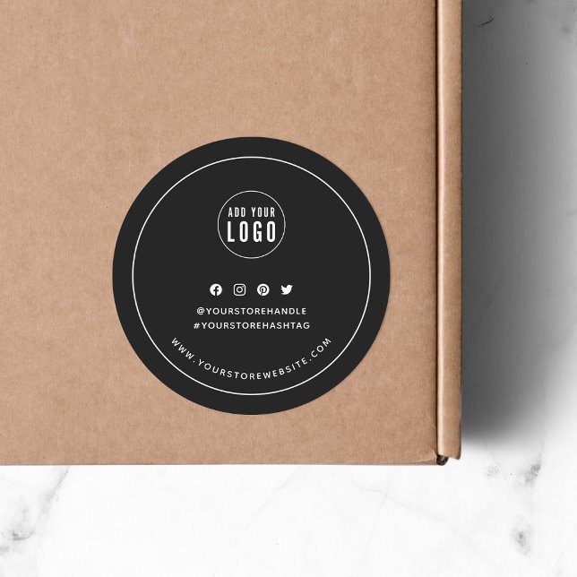 Hinzufügen eines benutzerdefinierten Logo-Farbmedi Runder Aufkleber (Von Creator hochgeladen)