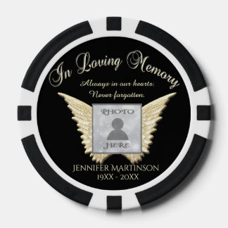 Hinzufügen eines benutzerdefinierten Memorals Pokerchips