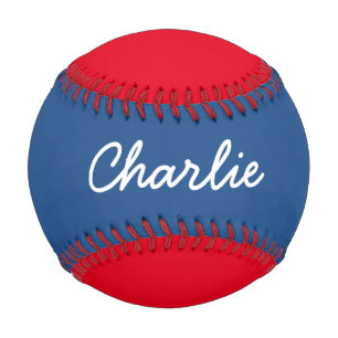Hinzufügen eines benutzerdefinierten roten und bla baseball