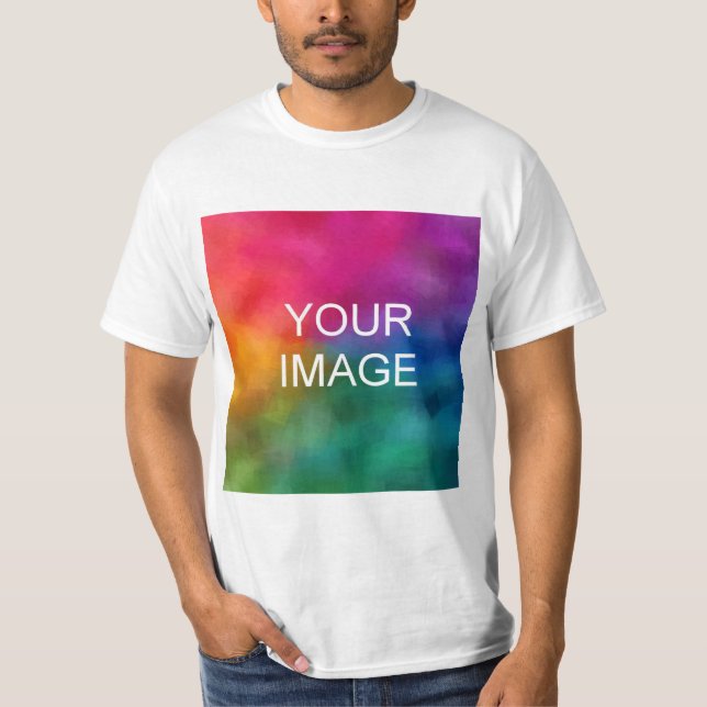 Hinzufügen eines Bildlogos Persönliche Vorlagenfor T-Shirt (Vorderseite)
