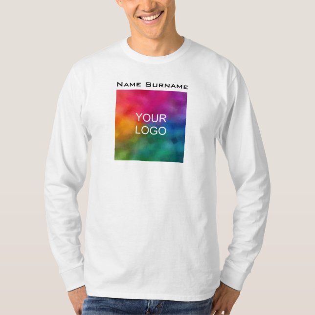Hinzufügen eines doppelseitigen Firmenlogos für Mä T-Shirt (Vorderseite)