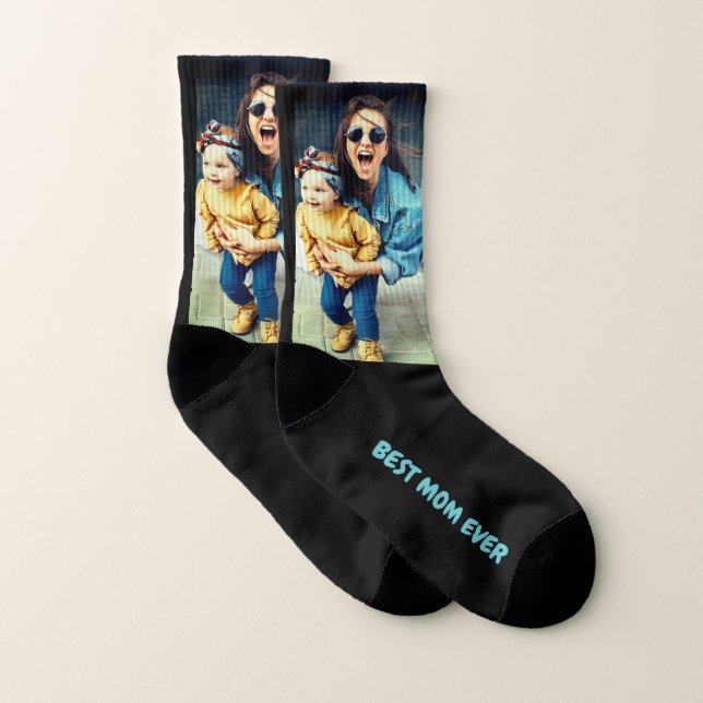 Hinzufügen eines eigenen benutzerdefinierten Fotos Socken (Paar)