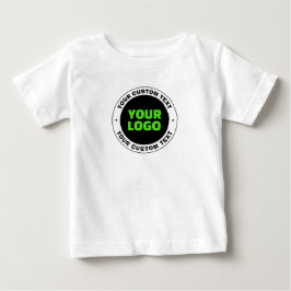Hinzufügen eines eigenen Firmenlogos oder Hochlade Baby T-shirt
