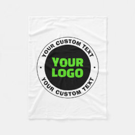 Hinzufügen eines eigenen Firmenlogos oder Hochlade Fleecedecke