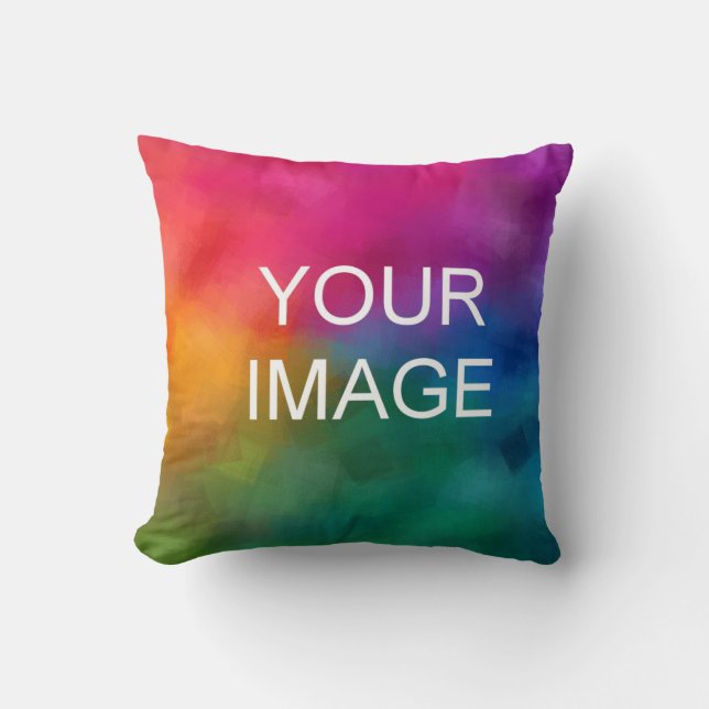 Hinzufügen eines Foto-Designlogos Kissen (Vorderseite)