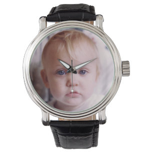 Hinzufügen eines Foto-Memento für den Vater Armbanduhr