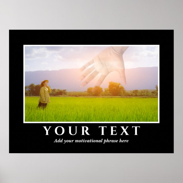 Hinzufügen eines Foto-Posters mit Inspiration Poster (Vorne)