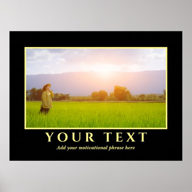 Hinzufügen eines Foto-Posters mit Inspiration Poster (Vorne)