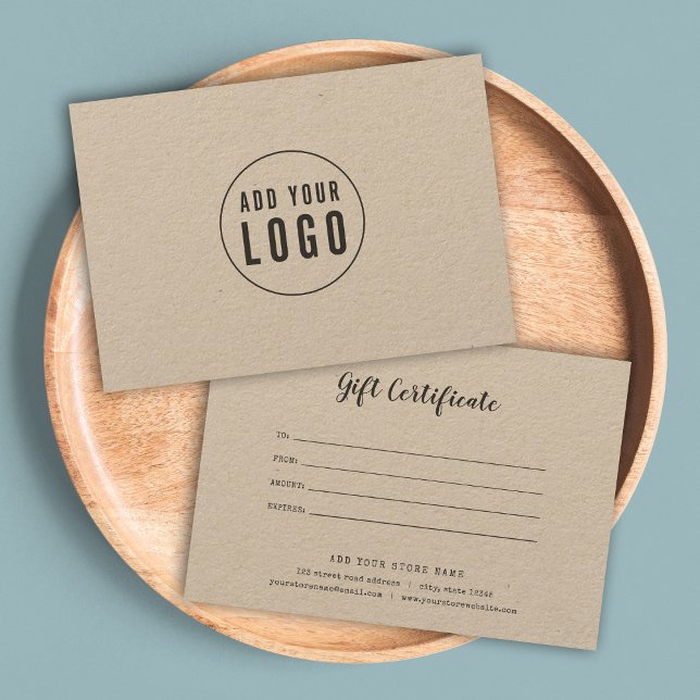 Hinzufügen eines Geschenkgutachtens für Logo-Skrip (Von Creator hochgeladen)