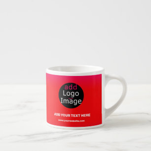 Hinzufügen eines individuell anpassbaren Logos für Espressotasse
