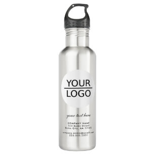 Hinzufügen eines Logos mit einer benutzerdefiniert Edelstahlflasche