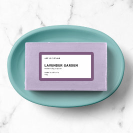 Hinzufügen eines modernen, Minimalistisch bearbeit Adressaufkleber