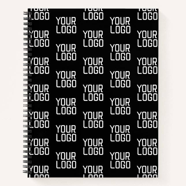 Hinzufügen eines Musters für wiederholte Logowiede Notizbuch (Vorderseite)