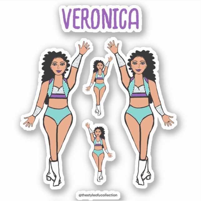 Hinzufügen eines Namens Tancer Stickers Aqua / Lil Aufkleber (Vorderseite)