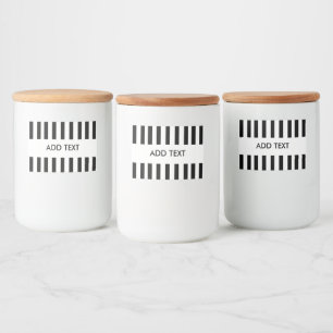 Hinzufügen eines Schwarz/Weiß-Textes Lebensmitteletikett