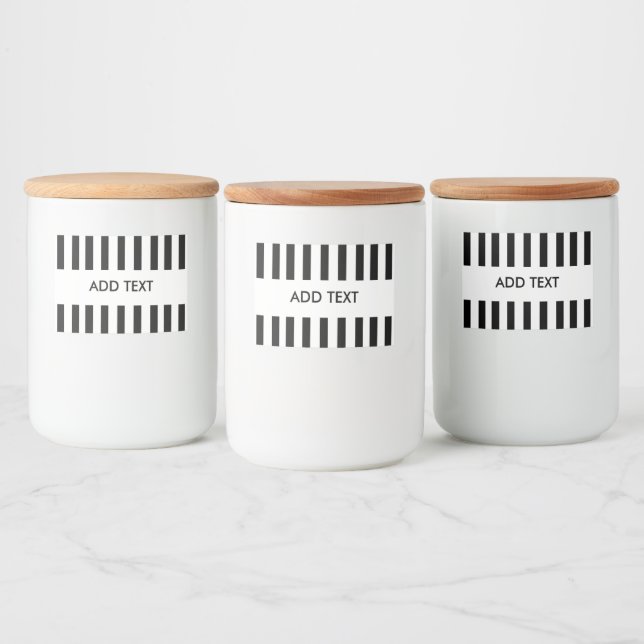 Hinzufügen eines Schwarz/Weiß-Textes Lebensmitteletikett (Flaschen)