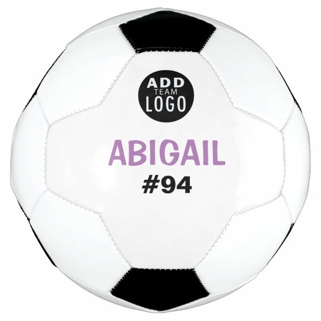 Hinzufügen eines Teamlogos Personalisierte Kinder  Fußball (Vorderseite)