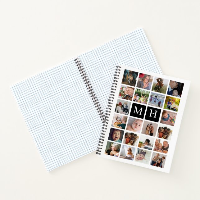 Hinzufügen Ihrer FotoCollage Notizbuch (Innenseite)