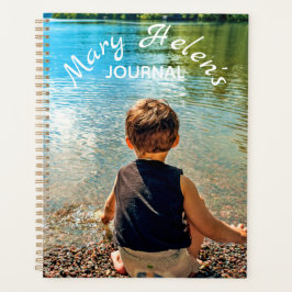 Hinzufügen IHRER Fotos(s) Name Journal-Notebook Planer