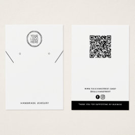 Hinzufügen Ihrer Logo-QR-Kette Ohrringe-Display-Ka