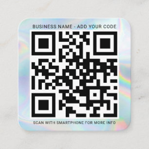 Hinzufügen Ihres benutzerdefinierten Logos und QR- Quadratische Visitenkarte