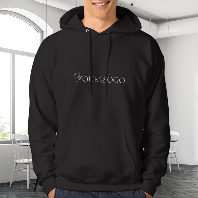 Hinzufügen Ihres eleganten Firmenlogos Minimalisti Hoodie (Von Creator hochgeladen)