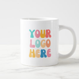 Hinzufügen Ihres Firmenlogos Moderne Minimal einfa Jumbo-Tasse