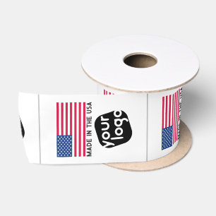 Hinzufügen Ihres Logos aus Kleidungsmarken der USA Satinband